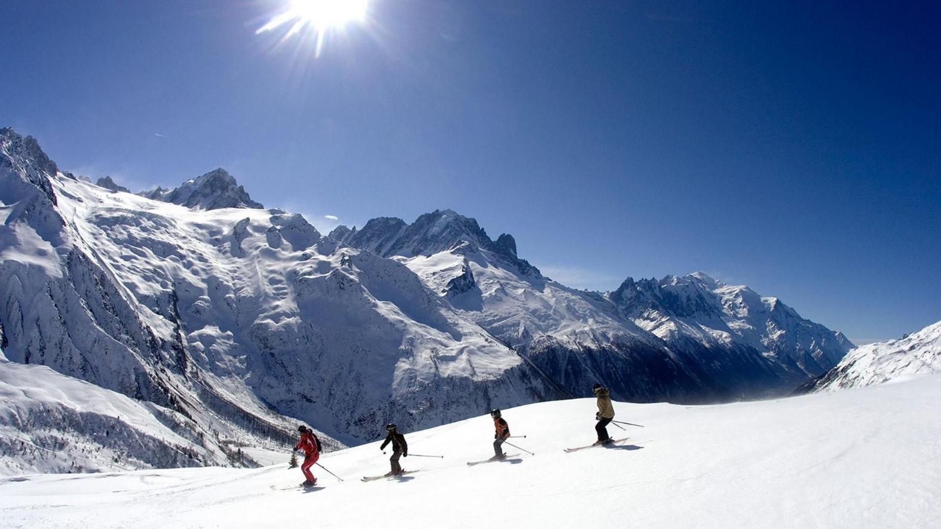 Apartment Lognan 6 Centre Chamonix Mont Blanc Bagian luar foto